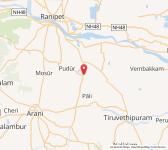 Map of Kalavai, Tamil Nadu