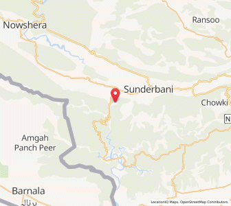 Map of Kaldabi, Kashmir