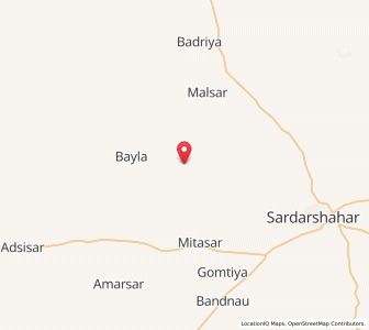 Map of Kalen ki Dhani, Rajasthan