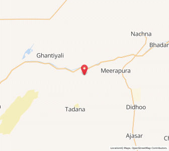Map of Kalera Nadi, Rajasthan