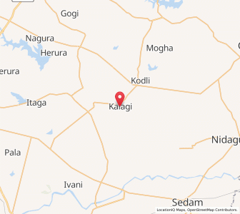 Map of Kalgi, Karnataka