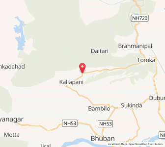Map of Kaliapani, Odisha