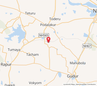 Map of Kalichedu, Andhra Pradesh