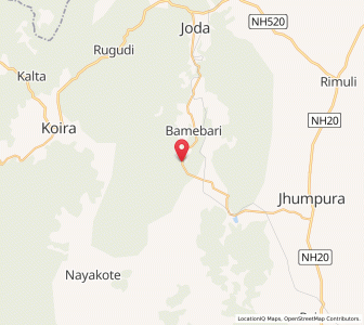 Map of Kalimatti, Odisha