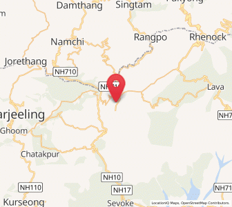 Map of Kalimpong, Крукети, West Bengal