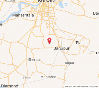Map of Kalipur, West Bengal