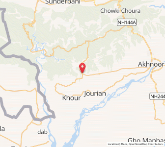 Map of Kalit, Kashmir