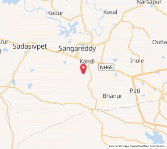 Map of Kalivanul, Andhra Pradesh