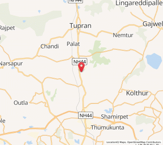 Map of Kallakal, Andhra Pradesh