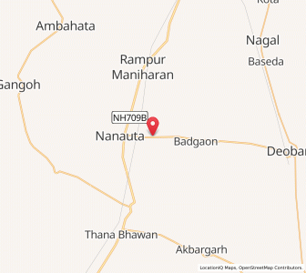 Map of Kallarpur, Uttar Pradesh