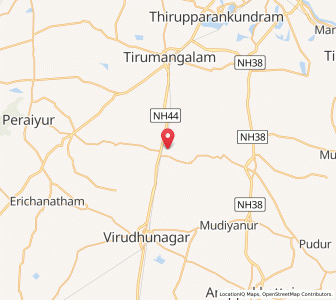 Map of Kalligudi, Tamil Nadu
