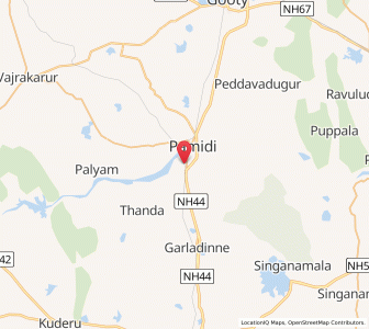 Map of Kalluru, Andhra Pradesh