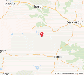 Map of Kalmora, Madhya Pradesh