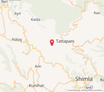 Map of Kaloh, Himachal Pradesh