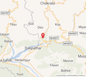 Map of Kalsi, Uttarakhand