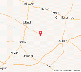 Map of Kaluapur, Uttar Pradesh