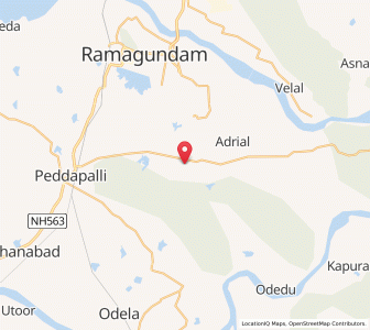 Map of Kalvacherla, Andhra Pradesh