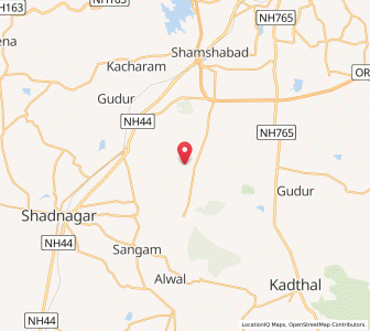 Map of Kalvakol, Andhra Pradesh