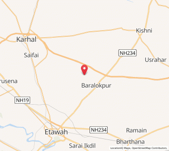 Map of Kalyanpur Rahan, Uttar Pradesh