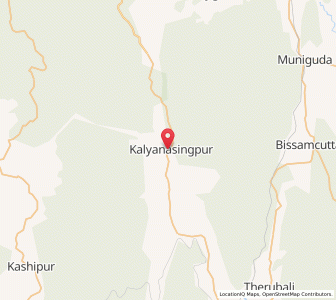Map of Kalyansingapuram, Odisha