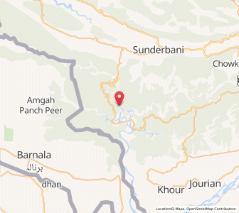Map of Kamaid, Kashmir