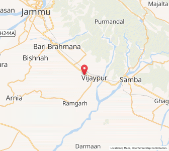 Map of Kamala, Kashmir