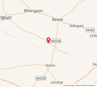 Map of Kamalner, Uttar Pradesh
