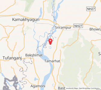 Map of Kamandanga, Assam