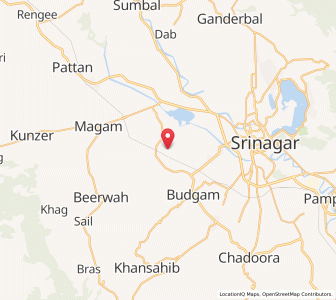 Map of Kamanpura, Kashmir