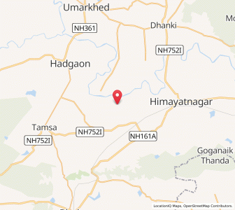 Map of Kamari, Maharashtra