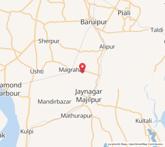 Map of Kamarpukur, West Bengal