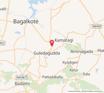 Map of Kamatgi, Maharashtra