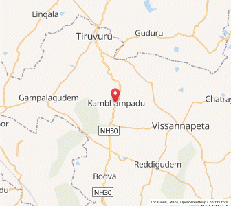 Map of Kambhampadu, Andhra Pradesh