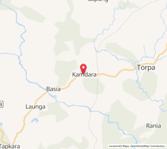 Map of Kamdara, Jharkhand