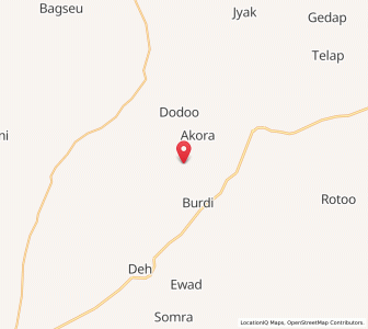Map of Kameriya, Rajasthan