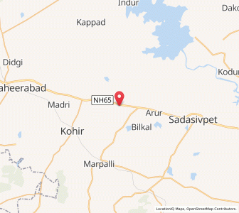 Map of Kamkol, Andhra Pradesh