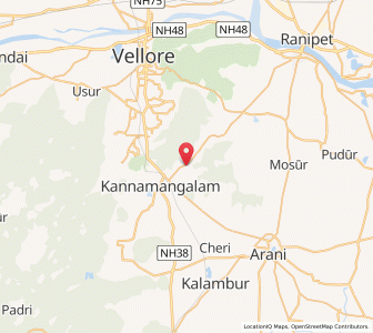 Map of Kammavanpettai, Tamil Nadu