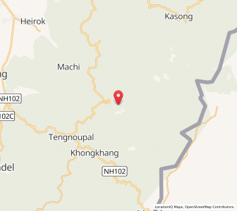 Map of Kampang, Manipur