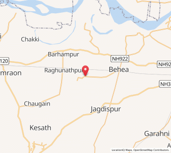Map of Kamriaon, Bihar