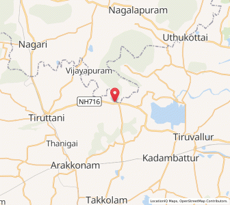 Map of Kanakammachattram, Andhra Pradesh