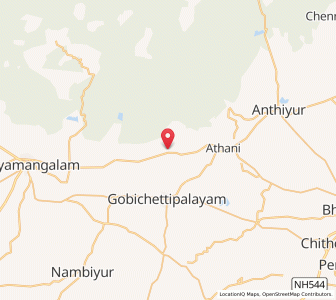 Map of Kanakkampalaiyam, Mizoram