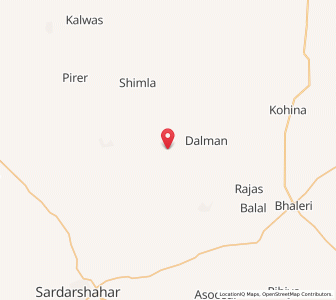 Map of Kanarwas Ki Dhani, Rajasthan