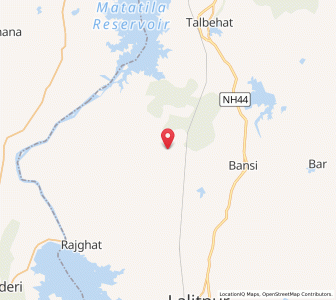 Map of Kanchanpur, Uttar Pradesh