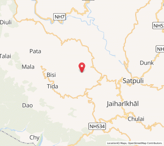 Map of Kandakhani, Uttarakhand