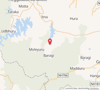 Map of Kandalike, Karnataka
