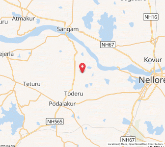 Map of Kandamuru, Andhra Pradesh