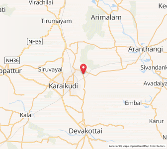 Map of Kandanur, Mizoram