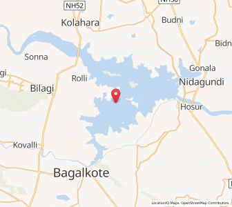 Map of Kandgal, Karnataka