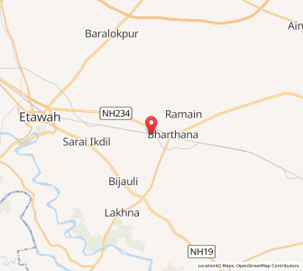 Map of Kandhesi Pachar, Uttar Pradesh