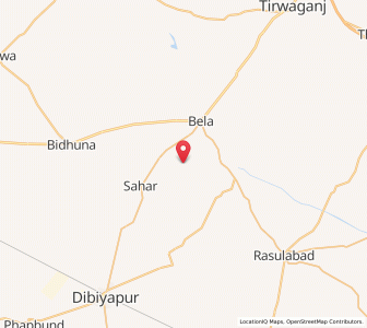 Map of Kandhia, Uttar Pradesh